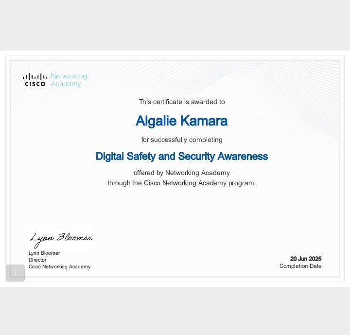 Dean's List Certificate